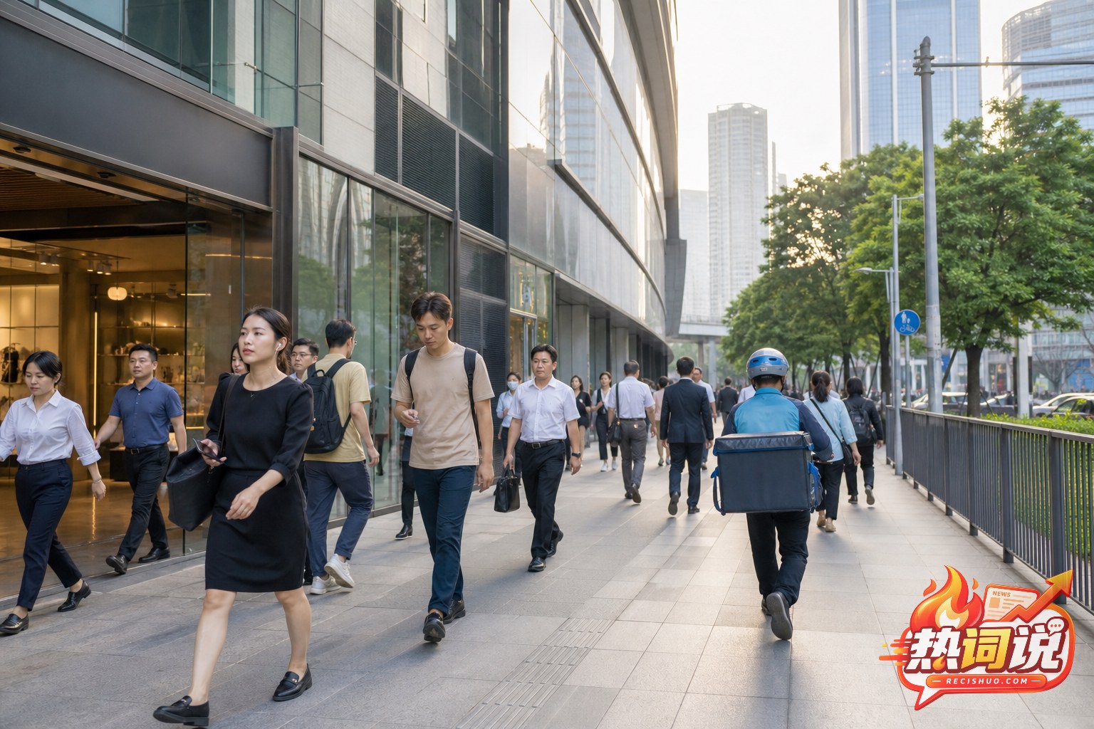 广东城市街区不同职业的劳动者在清晨步行上班