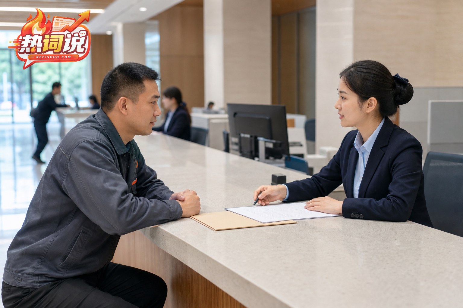 劳动者在公共就业与劳动服务窗口咨询工资政策