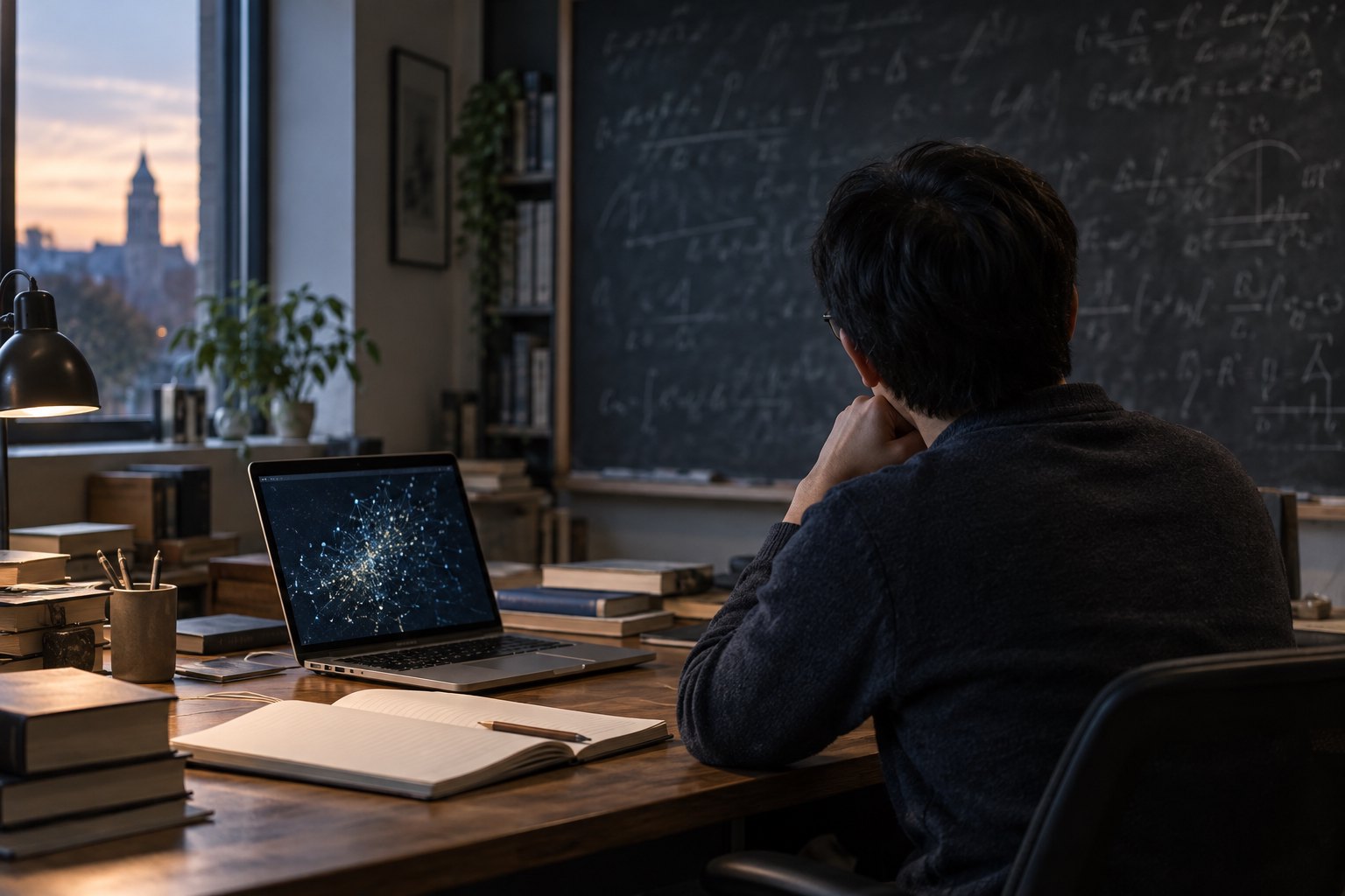 数学研究者在黑板与电脑之间审慎思考人工智能对研究方向的影响