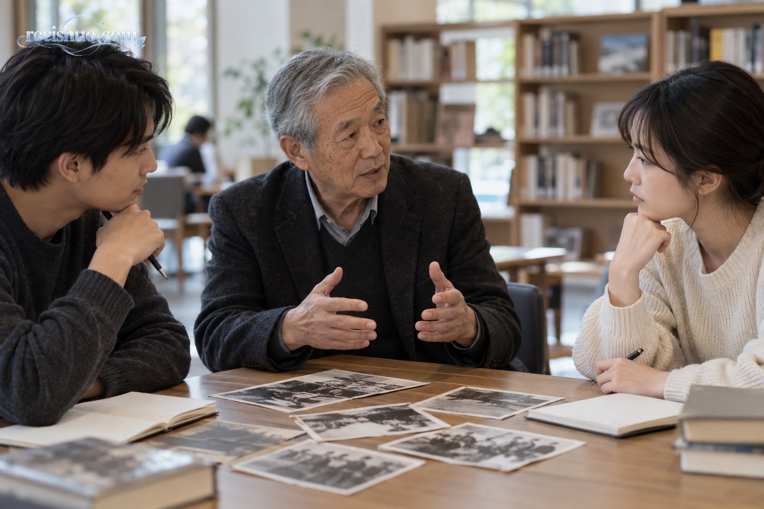 不同世代围绕历史照片展开平等而克制的交流